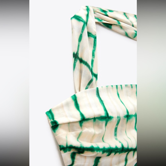 ZARA PRINTED MIDI DRESS - Picture 12 of 15